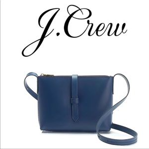 J.Crew Navy Parker adjustable shoulder crossbody